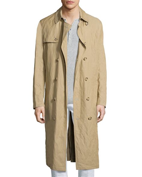 michael kors trench coat men